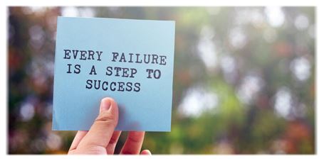 Every Failure is a step to success